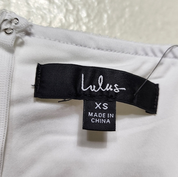 Lulus Elaborate Love White Lace Bustier Tiered High-Low Maxi Dress XS Wedding - Picture 10 of 10